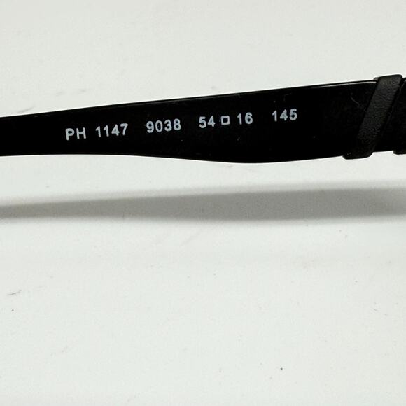 RALPH LAUREN POLO PH1147 9038 Matte Black Demo Lens 54-16-145 H19350 - Picture 5 of 7
